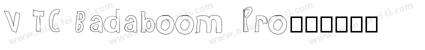 VTC Badaboom Pro字体转换